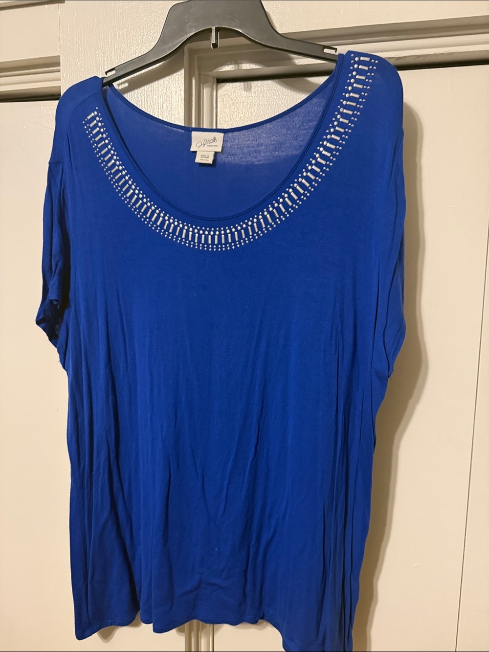 Royal blue blouse